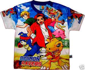 DIGIMON Kids Boys Childrens T Shirt Size Small Age 2 3  
