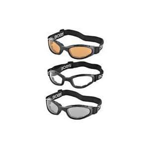  Bobster   Crossfire Folding Goggle Black/Clear Automotive