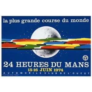  24 Heures Du Mans by Unknown 36x24
