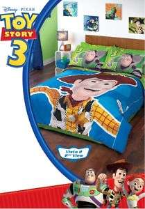 New Toy Story Woody Comforter Bedding Sheet Set Twin 6  