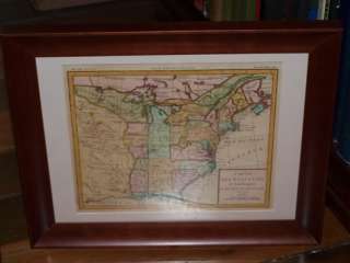 1790 De La Tour MAP United States LOUISIANA TERRITORY  