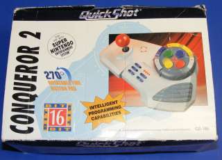 QuickShot Conqueror 2 SNES Controller QS 186 New In Box  