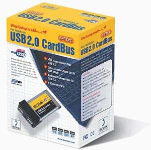 Brand New BUSlink 4 Port USB 2.0 Cardbus Card Notebook  