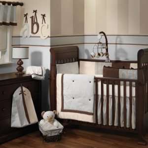  Lambs and Ivy Park Avenue Four Piece Crib Bedding Set 