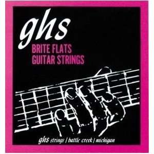   GHS Brite Flats Guitar Strings Extra Light 9 42 Musical Instruments