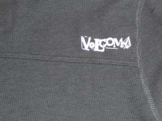 Volcom Stone Mens Charcoal Gray Thermal Shirt New NWT  