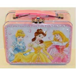   Princess Trio Small Embossed Lunch Box Tin/ Carry all Toys & Games