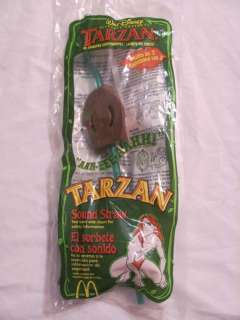   IN BAG 1999 MCDONALDS TOY DISNEYS TARZAN SOUND STRAW TARZAN  