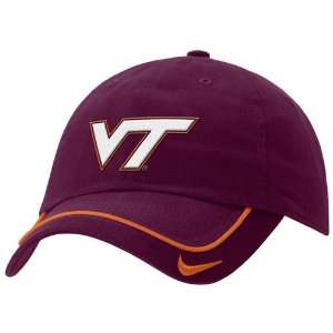 Nike Virginia Tech Hokies Maroon Turnstyle Hat  Sports 