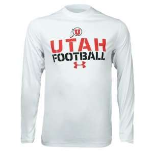  Utah Utes Catalyst Coachs Long Sleeve T Shirt (White 