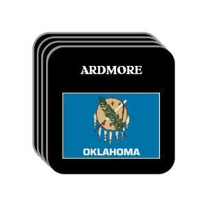 US State Flag   ARDMORE, Oklahoma (OK) Set of 4 Mini Mousepad Coasters