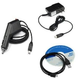   Cable + Rapid Car + Home Travel Charger for AT&T Motorola VA76r Tundra