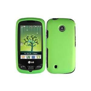  LG VN270 Cosmos Touch Rubberized Shield Hard Case   Neon 