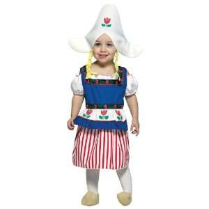    Toddler Little Dutch Girl Costume Size 3 4T 