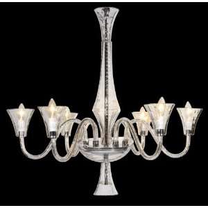 Waterford Crystal Cala Chandelier 6 Arm   Clear  Kitchen 