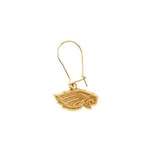    14K Yellow Gold Philadelphia Eagles NFL Logo Earrings Jewelry