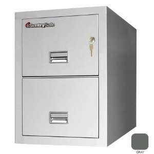SentrySafe 2G3120 G 31 in. 2Hr 2 Drawer Insulated File   Gray  