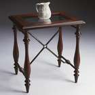 Butler Metalworks Side Table in Distressed Lustrous Fruitwood