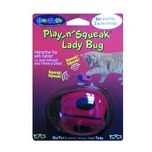  Our Pets Company Ourpets Play N Squeak Toy Ladybug