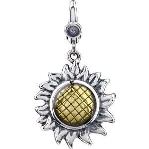  Jewelry Locker Sterling Silver Sun Flower Charm Jewelry