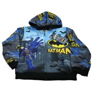  Batman Hooded Jacket Toddler Size 3T 