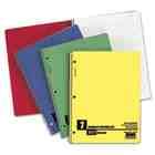   SUBJECT NOTEBOOK, COLLEGE/MED RULE, LETTER, WHITE, 80 SHEETS/PAD