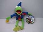   Muppets KERMIT FROG BEANBAG PLUSH DOLL w/ Tag Nanco 10 Christmas Toy