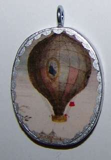 New Hot Air Balloon Travel Steampunk Pendant Necklace  