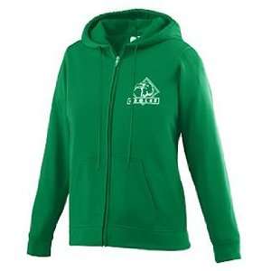   Full Zip Girls Hooded Sweatshirt KELLY GREEN YL