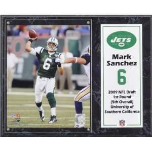   Mark Sanchez New York Jets Sublimated 12x15 Plaque