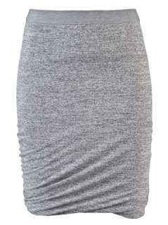 By Alexander Wang Marled Ruched Skirt   Dressed   farfetch 