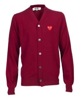 Comme Des Garçons Play Top Dyed Lambswool Cardigan   American Rag 