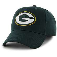 Youth 47 Brand Green Bay Packers Basic Logo Structured Adjustable Hat 