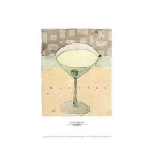  Classic Cocktails Martini    Print