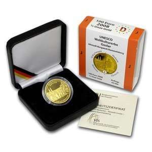  Germany 2008 100 Euro Gold Coin (.500 ozt AGW) Goslar 