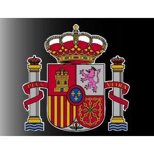  Spain coat of arms Sticker vinyl Decal 4 x 4 Everything 