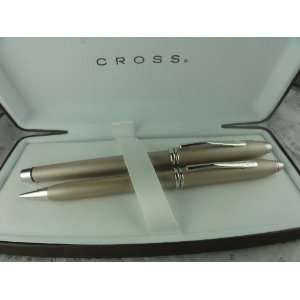   Champagne Gel Ink Rollerball pen and pencil 0.5MM set
