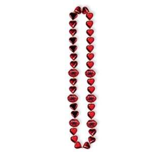  Heart Beads with Kiss Me Lips Toys & Games