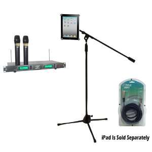  Handheld Microphone System   PMKSPAD1 Multimedia Microphone Stand 