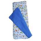 nap mat with soft pillow and warm blanket dinosaur print