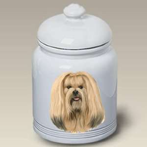  Lhasa Apso Dog   Linda Picken Treat Jar 