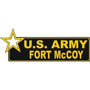  United States Army Fort McCoy Bumper Sticker Decal 6 