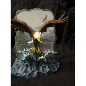  Eagle With Rock Plaque Diorama 7978