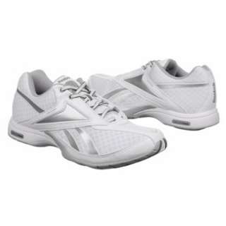 Athletics Reebok Womens Train Tone Slimm White/Silver/Black Shoes 