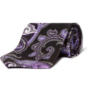  Accessories  Ties  Neck ties  Purple Paisley Tie
