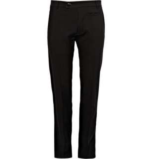    Trousers  Casual trousers  Slim Fit Wool Blend Trousers