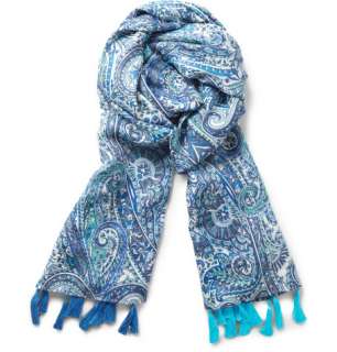  Accessories  Scarves  Cotton scarves  Paisley Print 