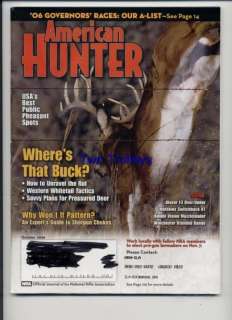 American Hunter Oct 2006 Shotgun Chokes Gun Dogs Blaser  