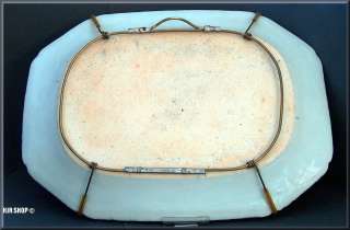 China   Porzellan, achteckiger Teller, 1800 Jhd.  
