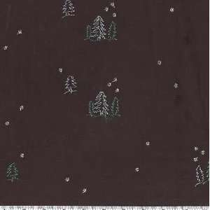   Tree Corduroy Black Fabric By The Yard Arts, Crafts & Sewing